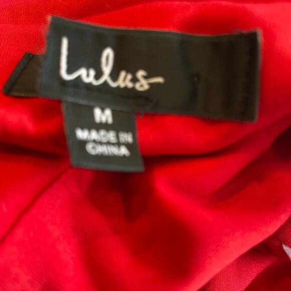 Lulus Women's Heavenly Hues‎ Red Maxi Dress Sleeveless V-Neck Pleated Size M #1 - Picture 7 of 8